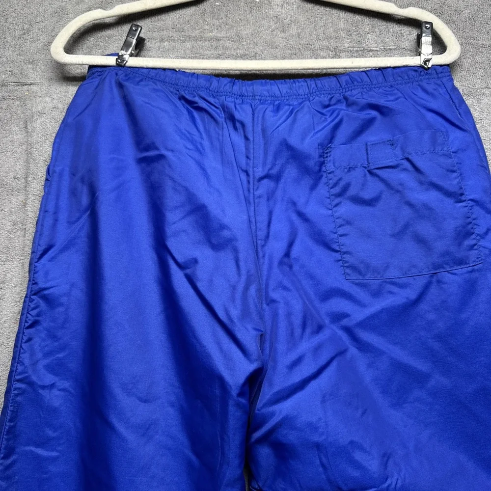Sergio Tacchini Women's Blue Nylon Tracksuit Pants Size 10 Vintage‎ Retro Italy